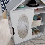 Dulapior Glamorous de haine cu oglinda si masuta de toaleta Kidkraft dressing - Dulap din lemn MDF DRESS UP ARMOIRE AND VANITY Dulapior Glamorous de haine cu oglinda si masuta de toaleta Kidkraft dressing - Dulap din lemn MDF DRESS UP ARMOIRE AND VANITY